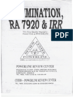 Illumination, RA 7920 and IRR.pdf