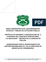 Bases Administrativas y Anexos La Araucana Comuna de Chillan