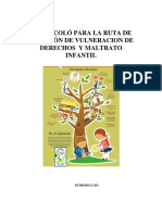 Protocolos de Las Rutas Vulneracion de Derecho PDF