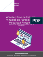 Acceso y Uso Aula Virtual 3.5 - Modalidad - Presencial