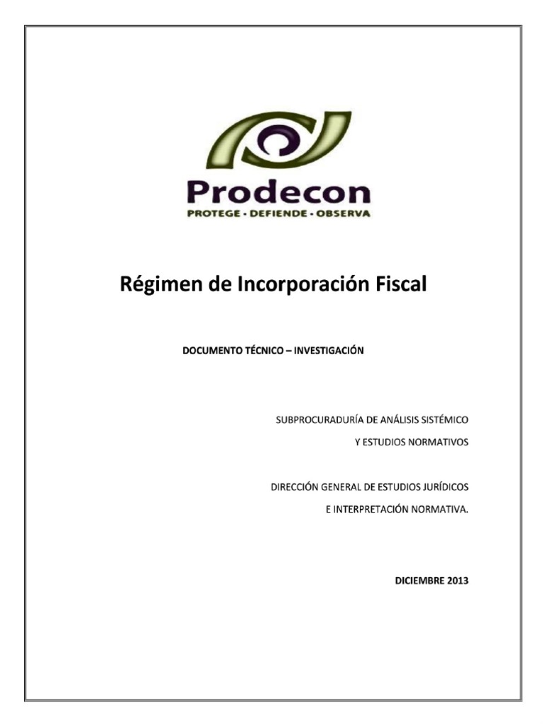 Rif Prodecon PDF PDF