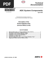 Agfa ADC System Components Printer Definition Files