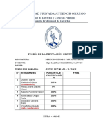 Teoria de La Imputación Objetiva