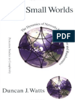 Duncan J. Watts-Small Worlds - The Dynamics of Networks Between Order and Randomness - Princeton University Press (2003)