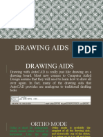 DRAWING AIDS LESSON 3.3: ORTHO, GRID, SNAP AND OBJECT SNAPS