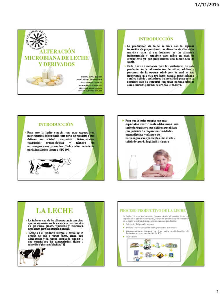 Alteraciones microbianas en la leche | PDF | Yogur | Leche
