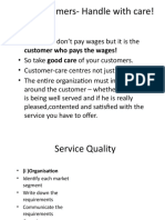 Customer & Service Quality