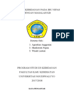 ASUHAN KEBIDANAN PADA IBU NIFAS DENGAN MASALAH KB Fix