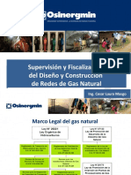 Supervision y Fiscalizacion Del Diseño y Construccion de Redes de Gas Natural - Ceu-Os