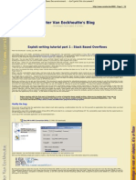 Exploit Writing Tutorial Part 1 Stack Based Overflows