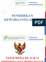 TM-13 & 14 Indonesia Dan Perdamaian Dunia