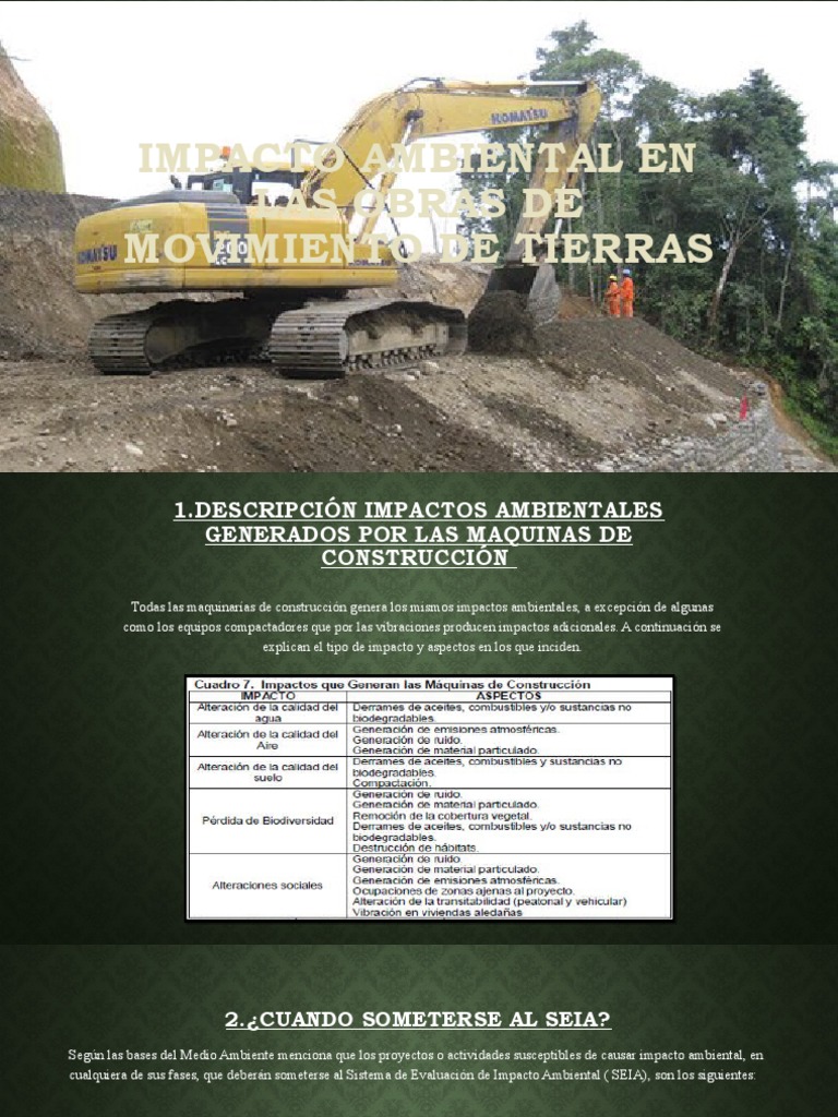 Impacto Indirecto en Movimiento de Tierras | PDF | Evaluación de ...