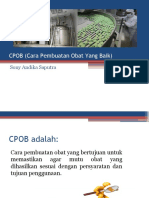 CPOB (Cara Pembuatan Obat Yang Baik)