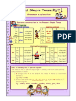 Grammar Explanation: Sentence Construction in The Present Simple Tense