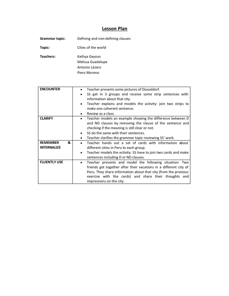 Lesson Plan Ecrif Pdf