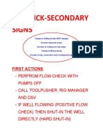 Kick Secondary Signs-Statement