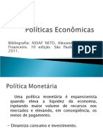 Macroeconomia - Políticas Econômicas