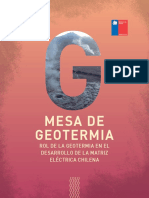 Informe Final de La Mesa de Geotermia de Chile