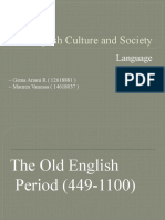 English Culture and Society