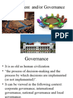 Govt and Governance