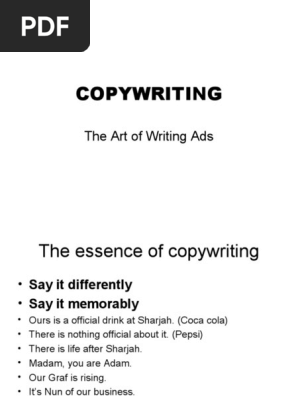 Copywriting