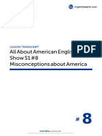 All About American English - Talk Show S1 #8 Misconceptions About America