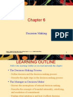 Decision Making: Chapter 5, Stephen P. Robbins, Mary Coulter, and Nancy Langton, Management, Eighth Canadian Edition