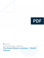 The Great Global Lockdown - Shashi Tharoor PDF