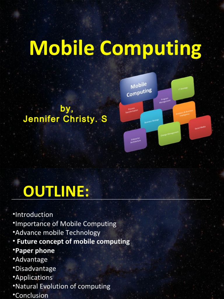 Advantages and Disadvantages of Mobile Computing | PDF | Mobile ...