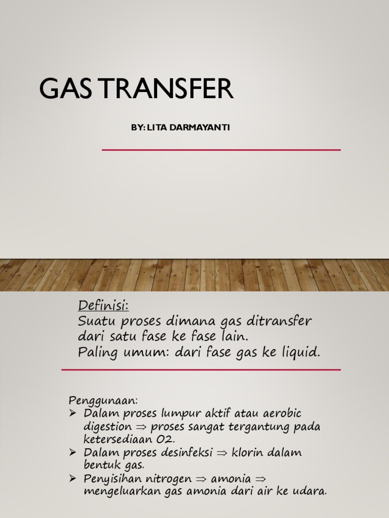 Gas Transfer Lita PDF | PDF