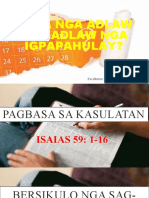 UNSA NGA ADLAW ANG ADLAW NGA IGPAPAHULAY.pptx