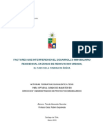 Factores Que Interfieren en El Desarrollo Inmobiliario PDF