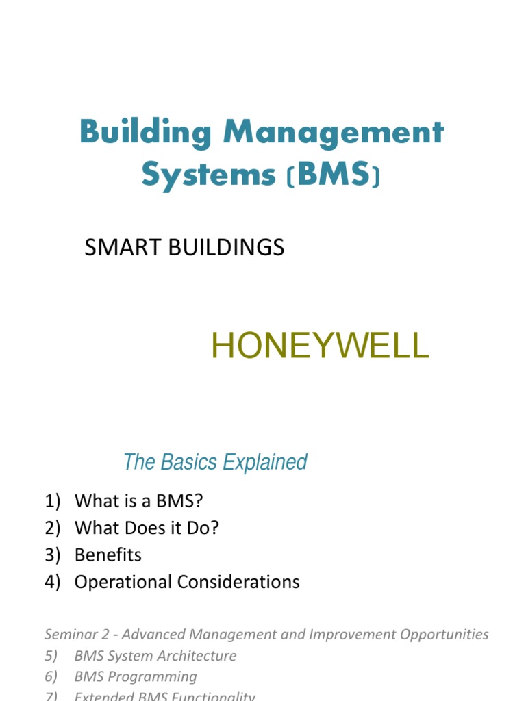 Overview of Building Management Systems | PDF | Building Automation ...