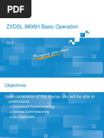 DL - OC04 - E1 - 1 ZXDSL 9806H Basic Operation (V2) 34p - N PDF