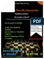 1st Sparkling Chess Blitz Championship