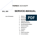 TEREX SKL 260 (SKL260) WHEEL LOADER Service Repair Manual PDF