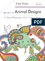 Exotic Animal Designs - A Stress Relieving Adult Coloring Book PDF