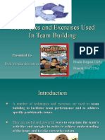 Techniques and Exercises Used in Team Building