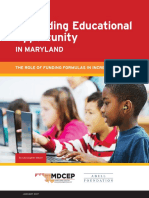 Expanding Educational Opportunity: in Maryland