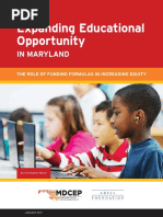 Expanding Educational Opportunity: in Maryland