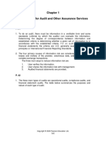 The Demand For Audit and Other Assurance Services: Concept Checks P. 34