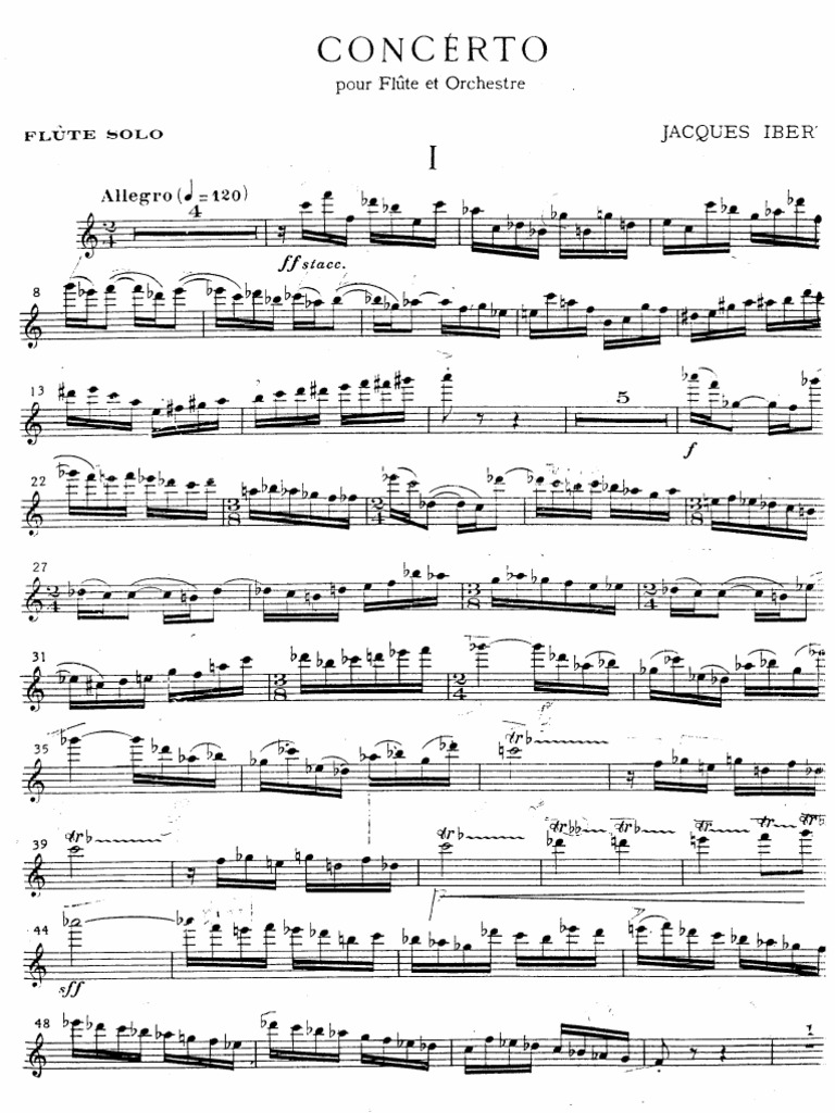 Ibert Concerto | PDF