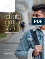 Higher Education in India and COVID-19: Impact On Admissions