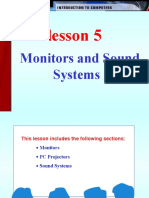 Lesson 5: Monitors and Sound Systems