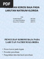 Download Pengujian Korosi Baja Pada Larutan Natrium Klorida by Dicky Feynman SN46508477 doc pdf