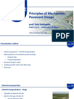 Principles of Mechanistic Pavement Design