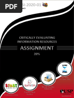 UU100A Assignment Specifications - SI-2020-01