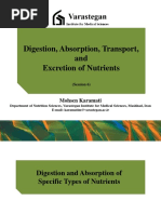 Session 6 Digestion Absorbtion Transport and Excretion of Nutrients PDF