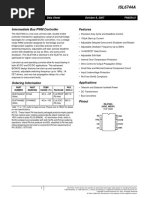 Intermediate Bus PWM Controller Features: ISL6744A