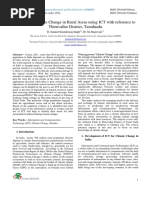 Managing Climate Change in Rural Areas Using ICT With Reference To Thiruvallur District, Tamilnadu